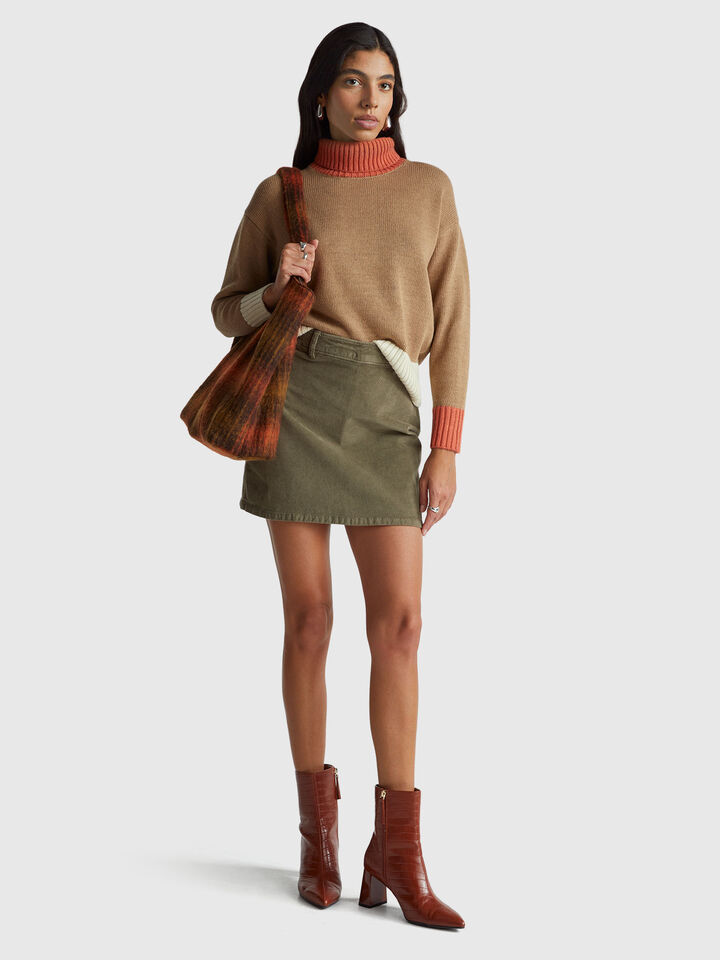 TURTLE NECK SWEATER Women image number 3